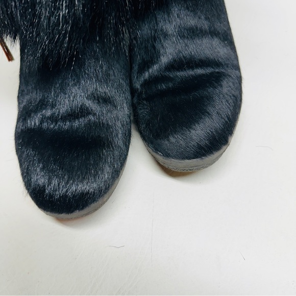 TECNICA ITALIAN FULL FUR WITH SUEDE TASSEL BOOT Vintage Pride size 38 US8 - Picture 5 of 9